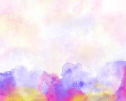 Abstract watercolor patterns in multicolored tones. vector