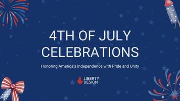 4th of July Celebrations template
