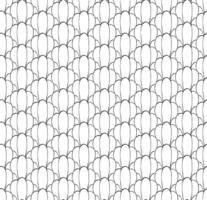 Seashells close up seamless pattern. graphic line ink Summer pattern of sea scallop for wrapping paper, wallpaper, notebook cover. Coloring Sheet for Stress Relief and Relaxation vector