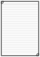 Design lines for the components of a notebook. png