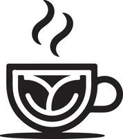 Create a logo for a coffee company with coffee cup vector