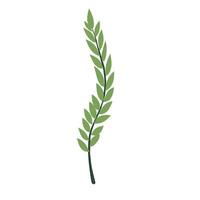 Fresh leaf design element vector