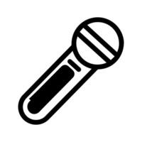 A microphone icon on a white background vector