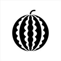 Watermelon icon in simple style vector