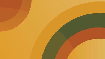 Vintage Retro Style Rounded Shapes Background vector