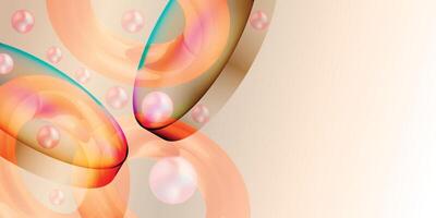 colorful translucent abstract shapes with soft pastel tones on a smooth gradient background, ideal for modern designs, tech art visuals, or futuristic creative concepts vector