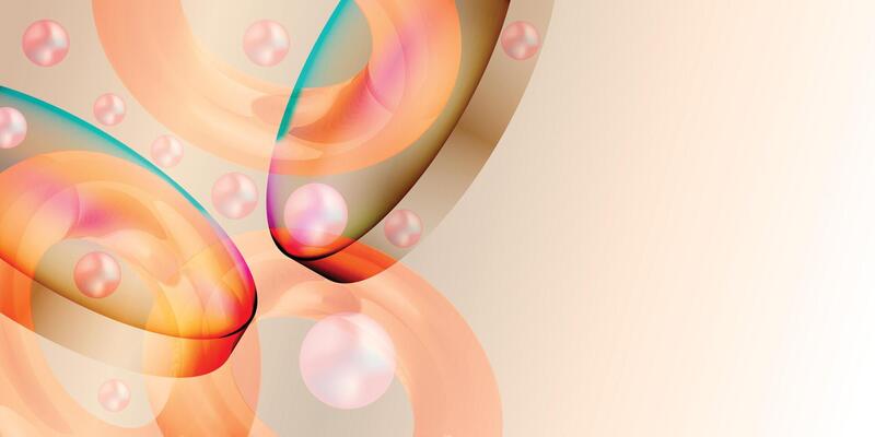 colorful translucent abstract shapes with soft pastel tones on a smooth gradient background, ideal for modern designs, tech art visuals, or futuristic creative concepts