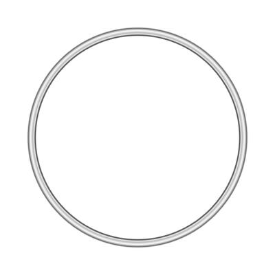 Round silver frame. Isolated luxury circle silver border. Silver grey ring frame mockup design element.