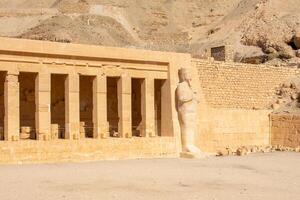 Mortuary Temple of Queen Hatshepsut in Deir El-Bahri west bank, Luxor, Egypt. photo