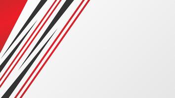 Abstract red and black color lines grey background. Wallpaper design vector