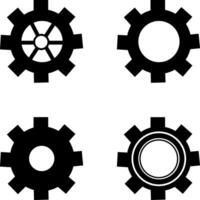 Gear icons design. Gear icons set design vector