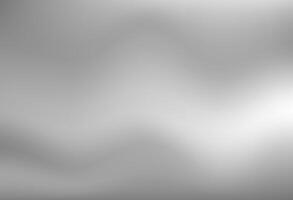Abstract white and grey gradient color wave blur effect background. Wallpaper design vector