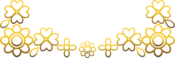 Baroque Gold Blooms png