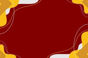 Abstract background with yellow and red lines vector