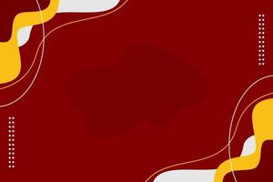 A red and yellow background with a wavy pattern vector