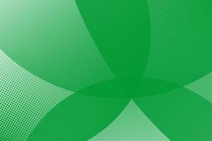 Green background with a circular shape vector