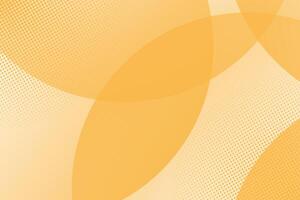 Yellow background with circles and dots vector