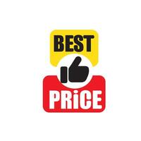 Best price sale sticker or banner. Symbol of special offers and for promotion of sales, shopping online. vector