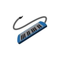 harmonica element icon design vector