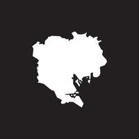 Tokyo Map Element Icon vector