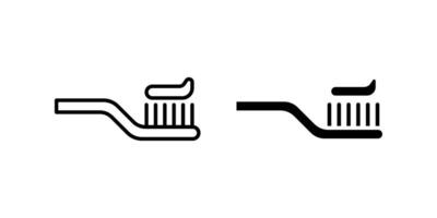 Toothbrush icon set. for mobile concept and web design. illustration vector