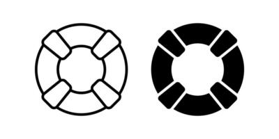 Lifebuoy icon. for mobile concept and web design. illustration vector