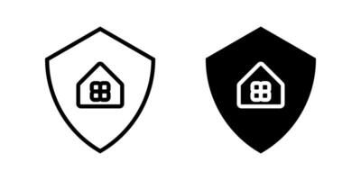 House on Monitor icon set.for mobile concept and web design on white background vector