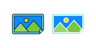 Image icon set.Picture Symbol. Gallery sign. for mobile concept and web design. illustration on white background vector