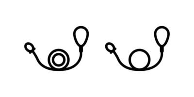 Leash icon. Dog lead sign. for mobile concept and web design. illustration vector