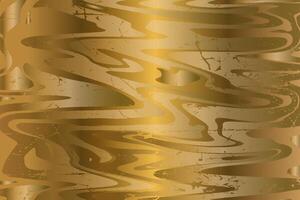 abstract Luxury Gold grunge psychedelic shapes background vector