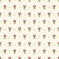 Simple seamless pattern with stylized flowers. Cute background for nursery, textiles, wallpapers, craft projects. vector