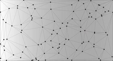 Abstract Network of Interconnected Nodes with Minimalist Design vector