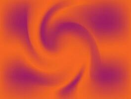 Vibrant Abstract Swirl in Orange and Purple Gradient vector