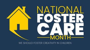 Fostering Futures, Every Child Deserves Support and Stability vector