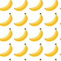 Banana fruit seamless pattern background illustration vector