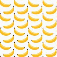 Summer banana fruit seamless pattern background illustration design vector