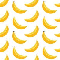 Sweet summer banana fruit pattern background design illustration vector