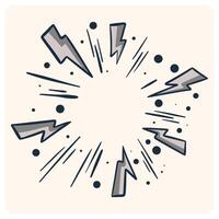 Lightning Burst Illustration vector