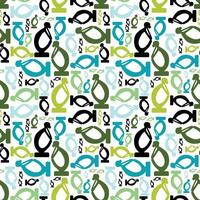 though statue pattern seamless ornament vector