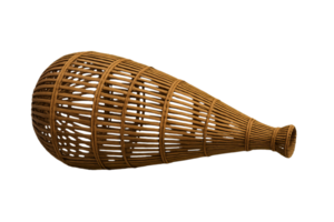 Ancient Fish Trap Made from Simple Materials for Catching Fish png