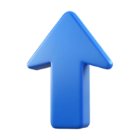 signature futuristic Abstract arrow pointing upwards. Crisp edges, flat color, minimal design with Scalable Design. 4K png