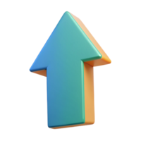 timeless creative Arrow pointing upwards, composed of geometric shapes. Flat color, scalable, crisp edges with Scalable Design. exclusive png