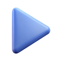 peaceful sumptuous Minimalist symbol of play. Triangle pointing right. Clean lines, flat color with Scalable Design. luxury png