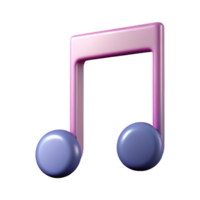 hypnotic coastal Minimal outline of a music note. Clean lines, crisp edges, with Scalable Design. original png