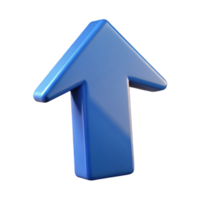 reflective dazzling Geometric arrow pointing upwards. Crisp edges, single-weight stroke, with Scalable Design. 4K png