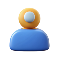 sought-after organic Pictogram of a user icon. Crisp edges, symmetrical, with Scalable Design. authentic png
