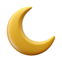 joyful spectacular Minimal design of a crescent moon. Flat color, clean lines with Scalable Design. flawless png