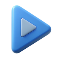 timeless mid-century Symbol of play. Triangle representing play button. Crisp edges, flat color, minimal with Scalable Design. 4K png