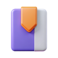 splendid surreal Flat color bookmark icon. Clean lines, crisp edges. FORMAT with Scalable Design. high resolution png