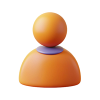 sumptuous ethereal geometric Person icon. Minimal, single-weight stroke, flat color. with Scalable Design. fine detail png